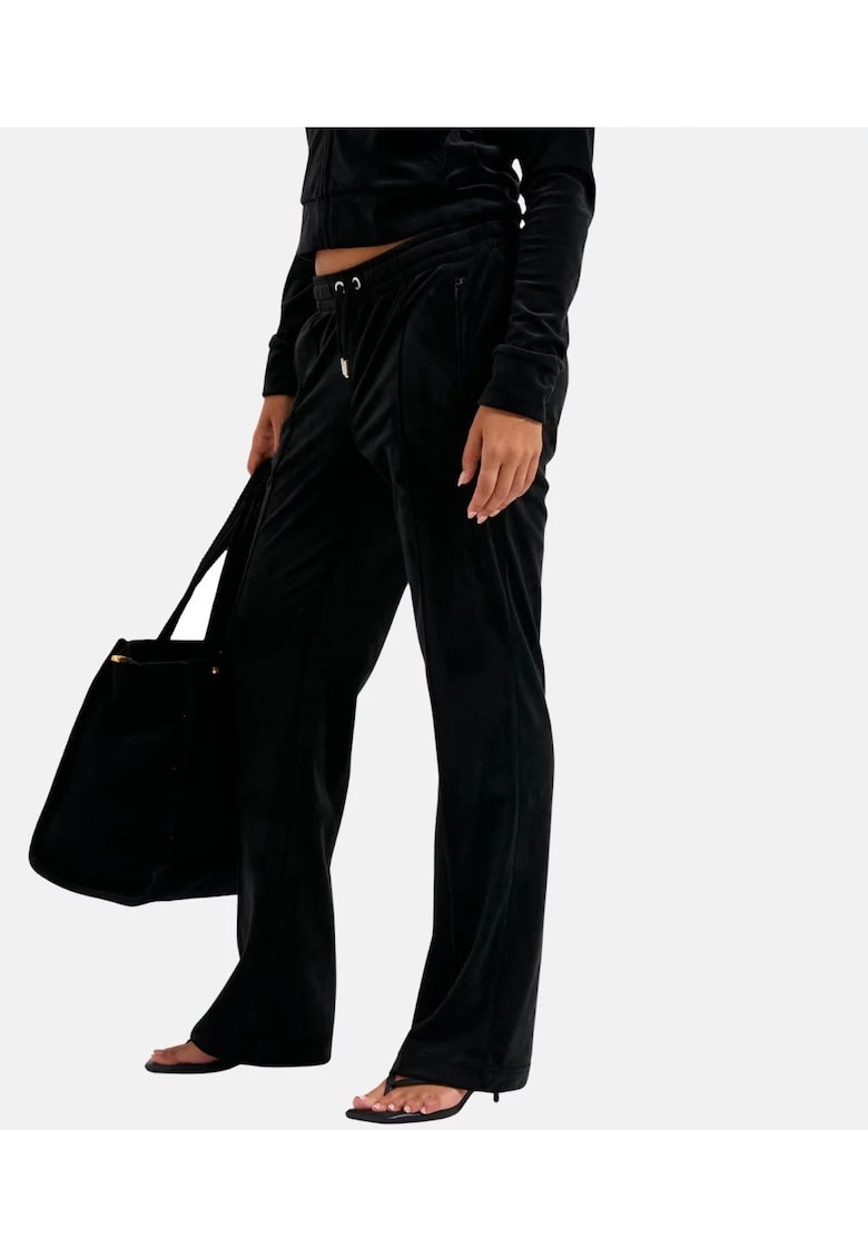 Pantaloni de trening cu aspect catifelat Tina