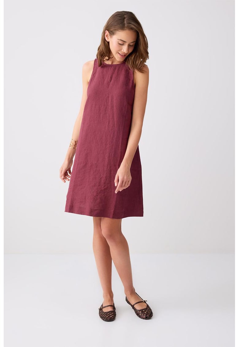 Rochie de in - fara maneci - Rosu capsuna
