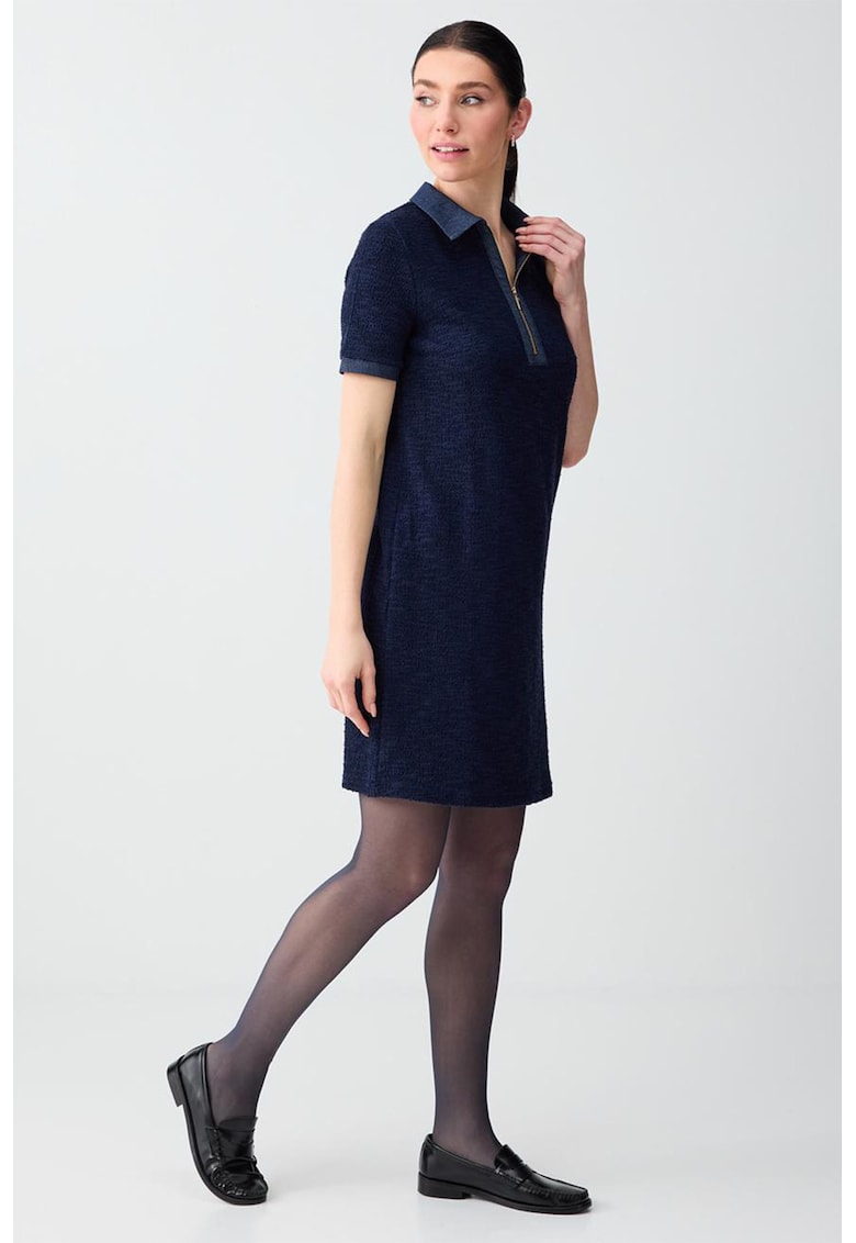 Rochie-camasa scurta - Bleumarin
