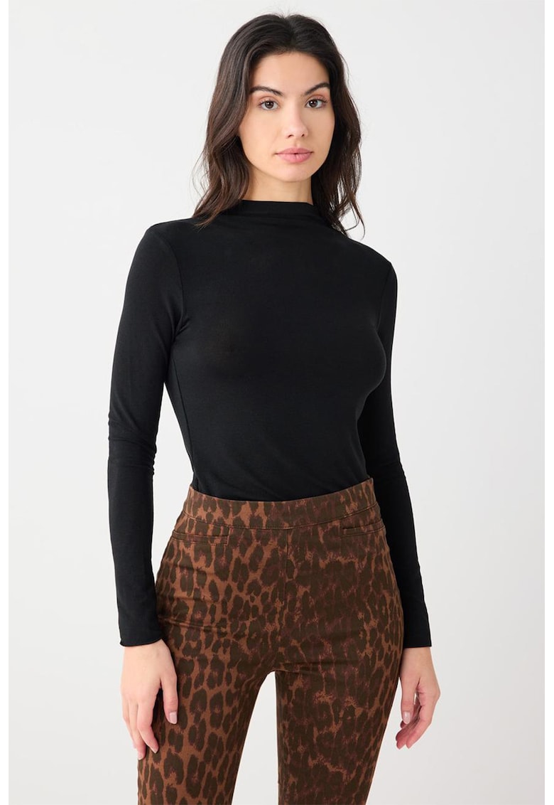 Bluza slim fit - Negru