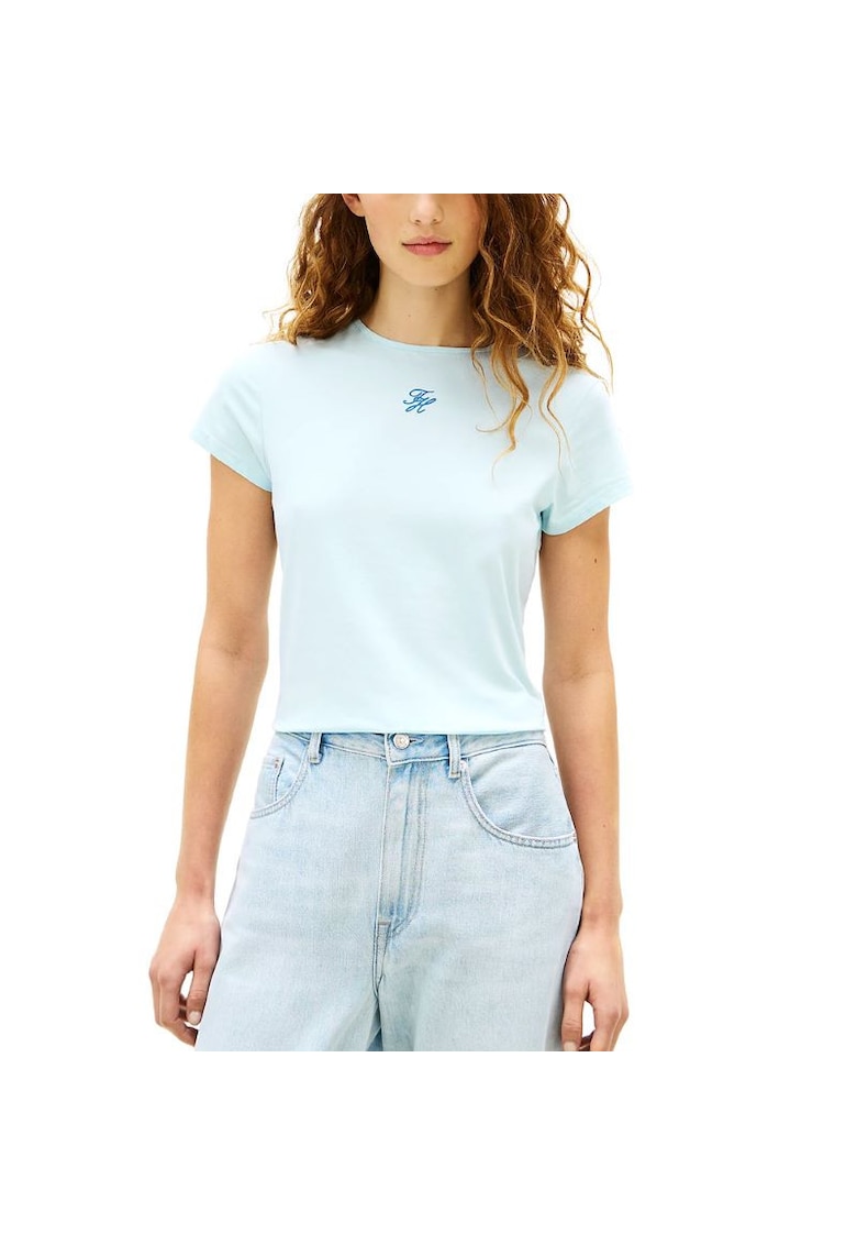 Tricou TH SCRIPT SLIM SS TEE-WW0WW48710-CYR
