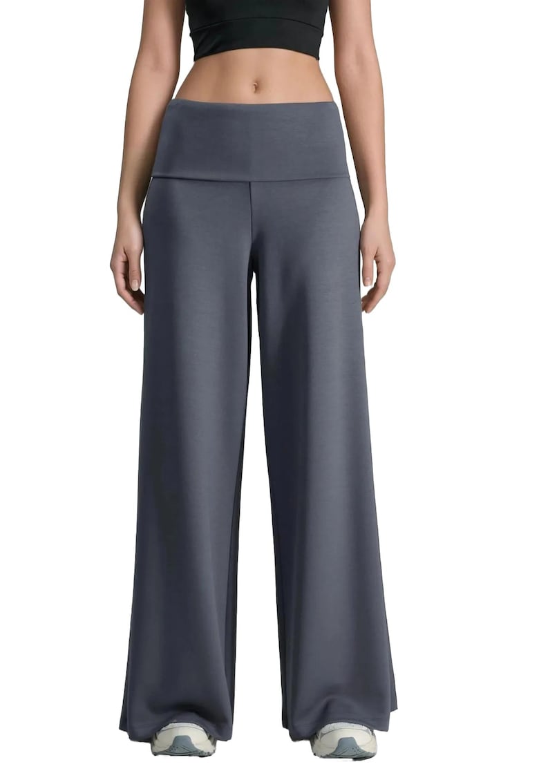 Pantaloni dama - Tricot - Gri