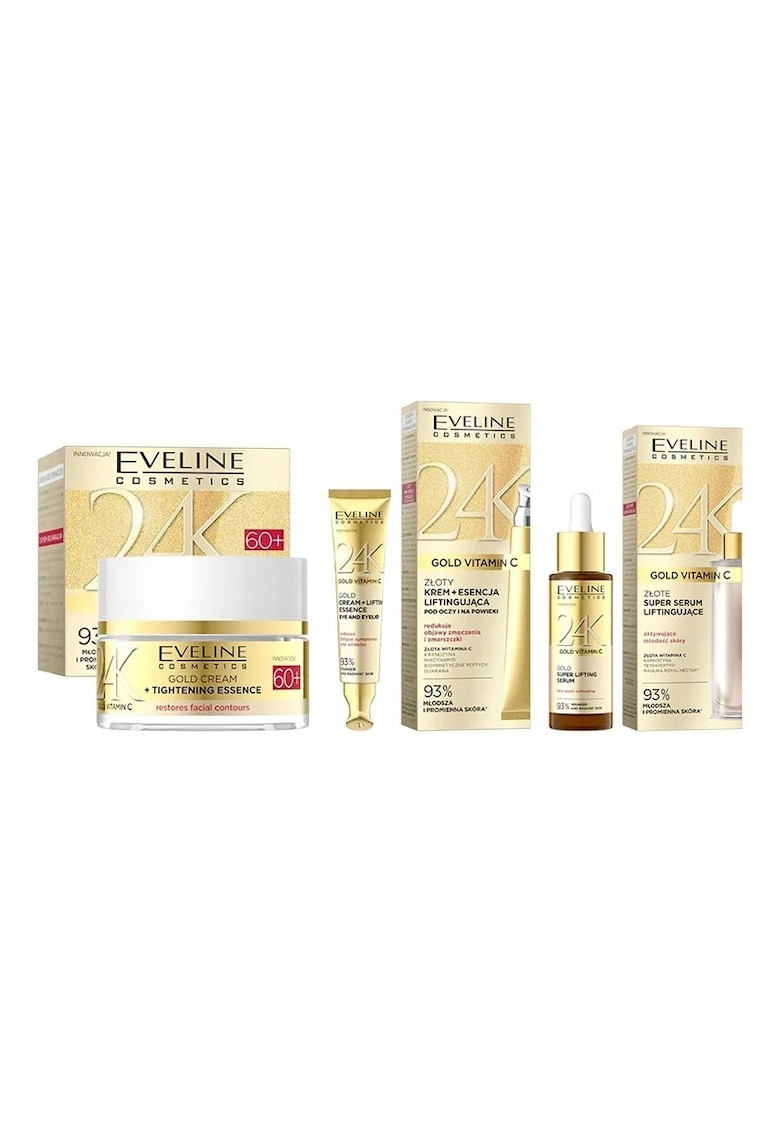 Set 24K Gold Vitamin C 60+ - Crema 50ml - Crema Ochi 15ml - Ser Lifting 30ml