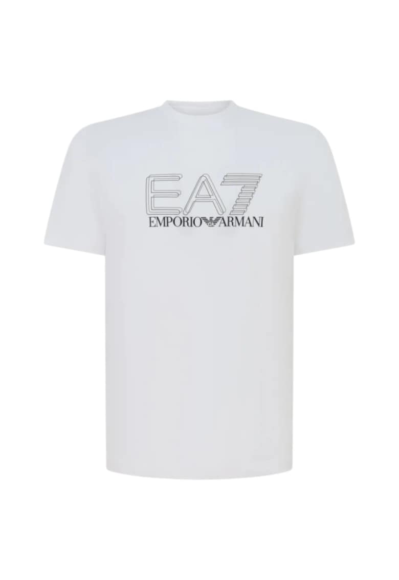Tricou EA7 Train Visibility M SS ST 58146 - Alb