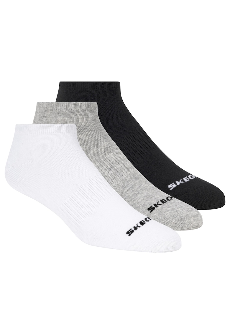Set sosete Unisex - 3pk Unisex Non Terry No Show 1140411 - Alb