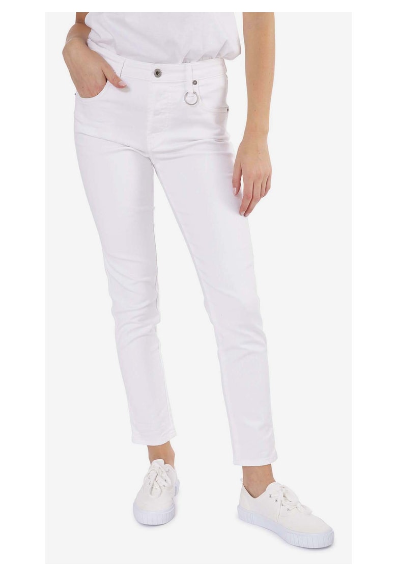 White Babhila Women'S Cropped Slim Fit Jeans
