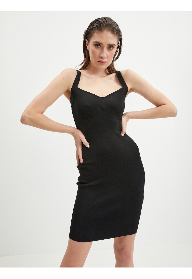 Women'S Black Sheath Dress Mirage