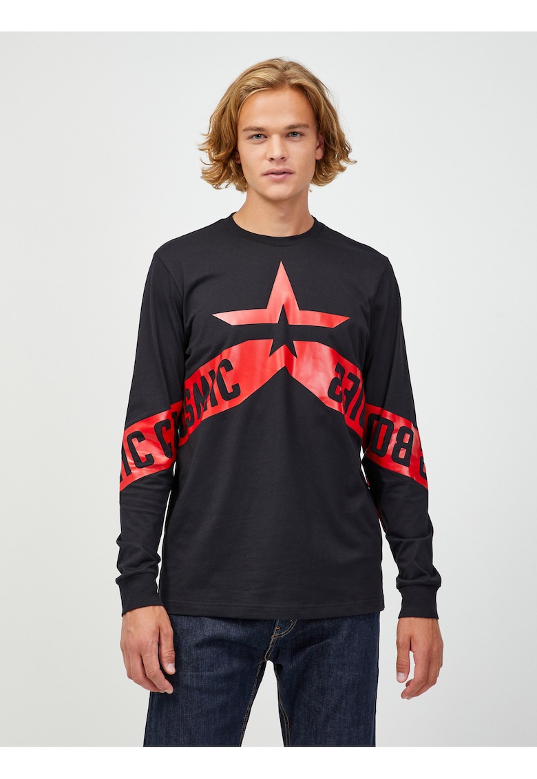 Bluza cu imprimeu grafic - cauciucat