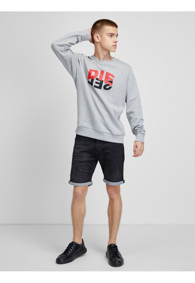 Bluza de trening cu imprimeu logo frontal