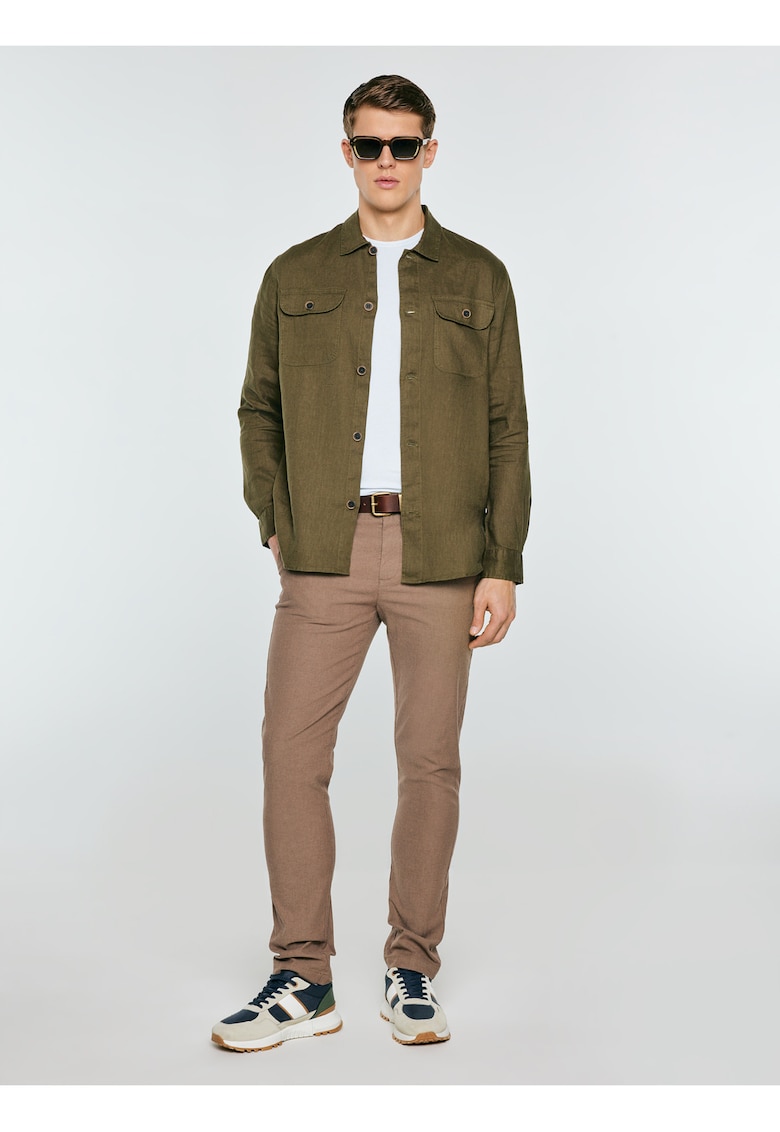 Camasa de in cu buzunare