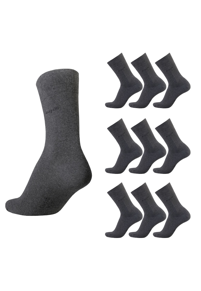 Sosete Barbati Set 9 Perechi 6703x9 - Gri antracit/Gri inchis