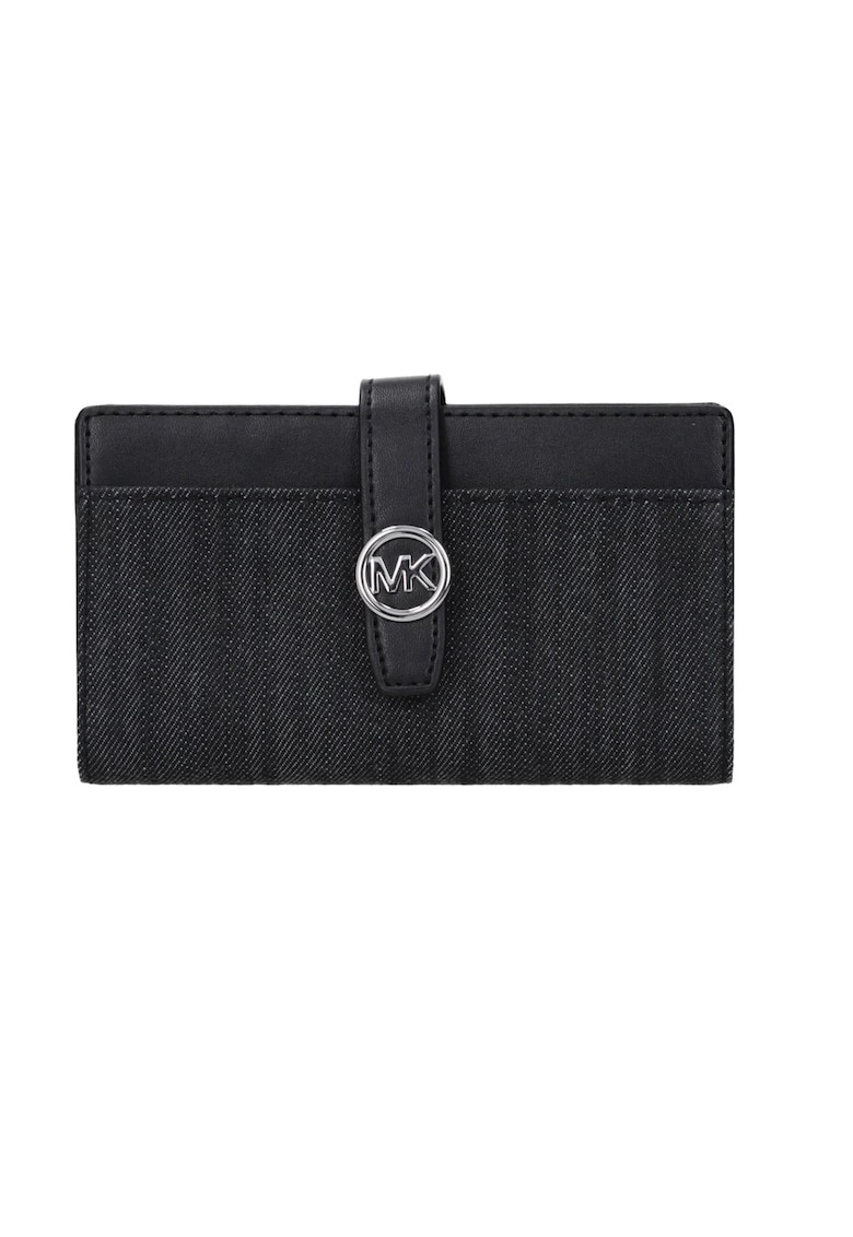 Portofel din piele F85588 Negru 15.5 x 9 x 2 cm