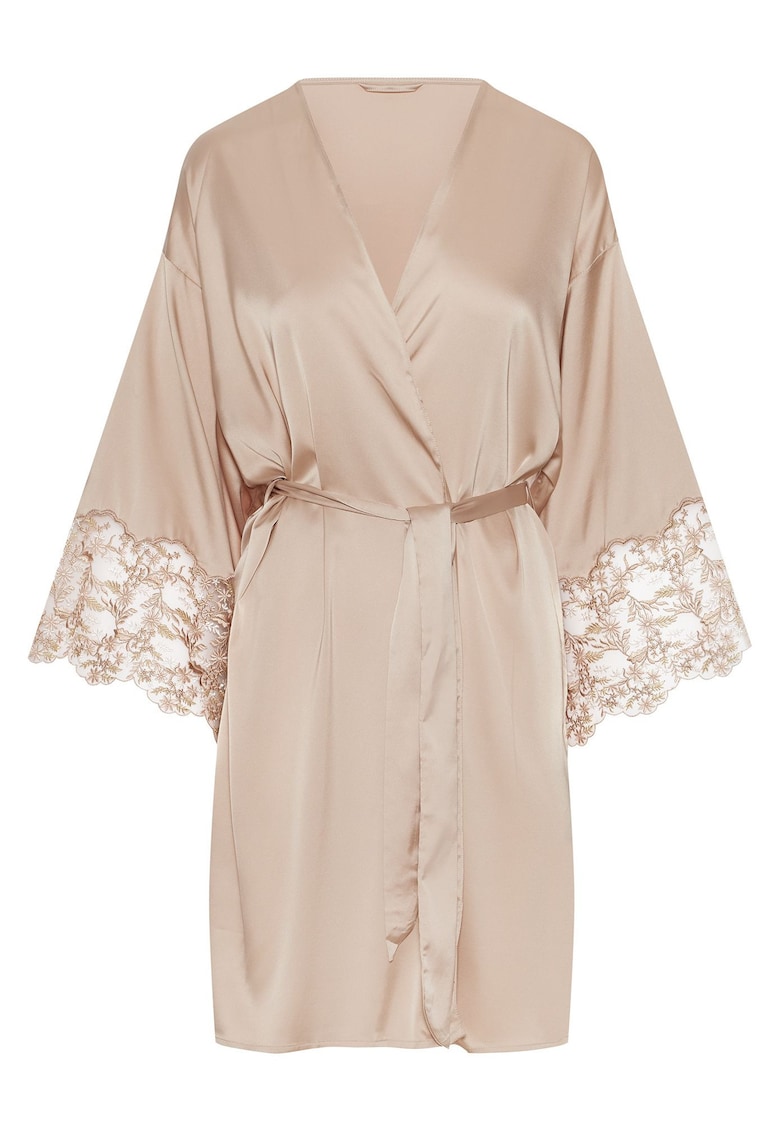 Halat de baie - dama - elegant - Bej - Ivory
