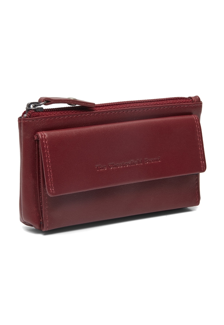 Portofel chei unisex piele naturala - Torano - - Rosu