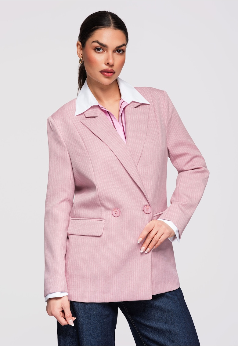 Sacou clasic OW-BLZB-0113 - Roz deschis