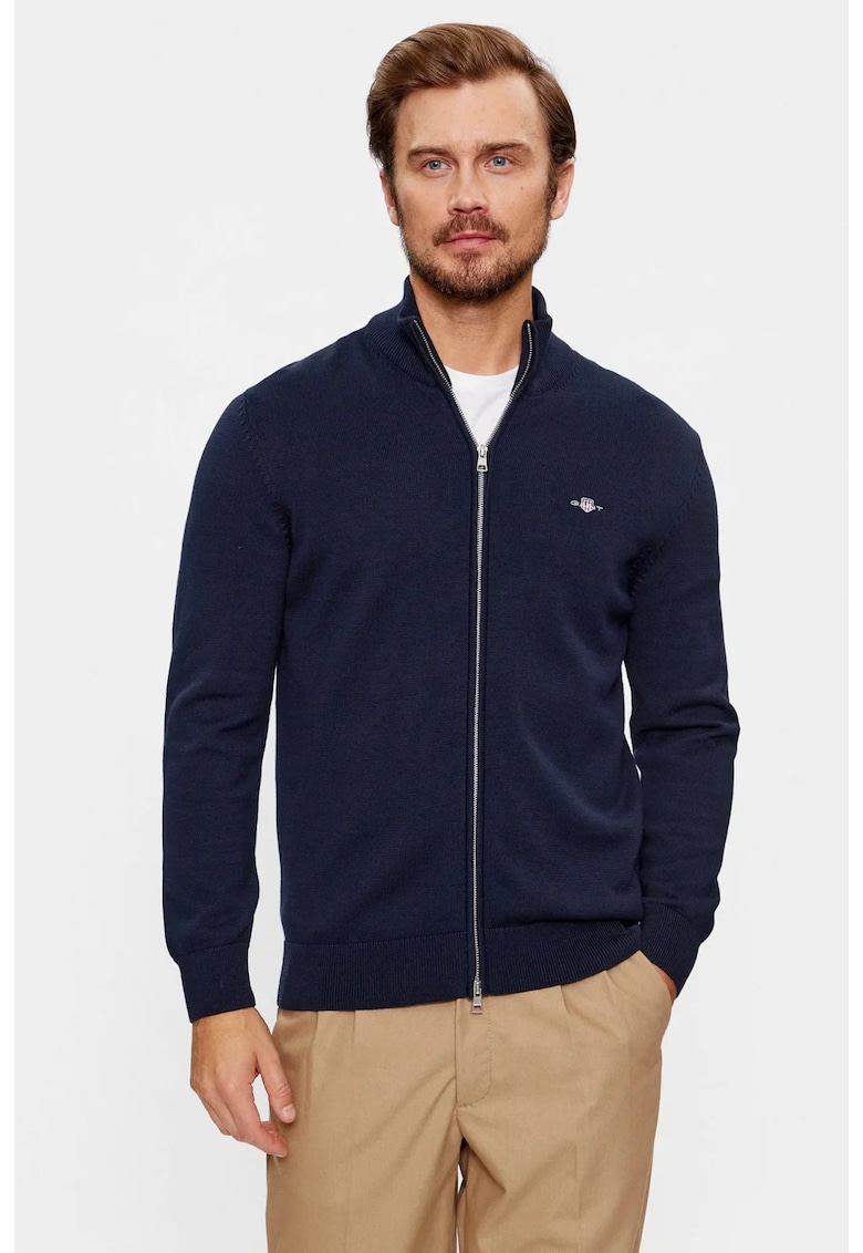 Cardigan bărbați bumbac - bleumarin - Bleumarin