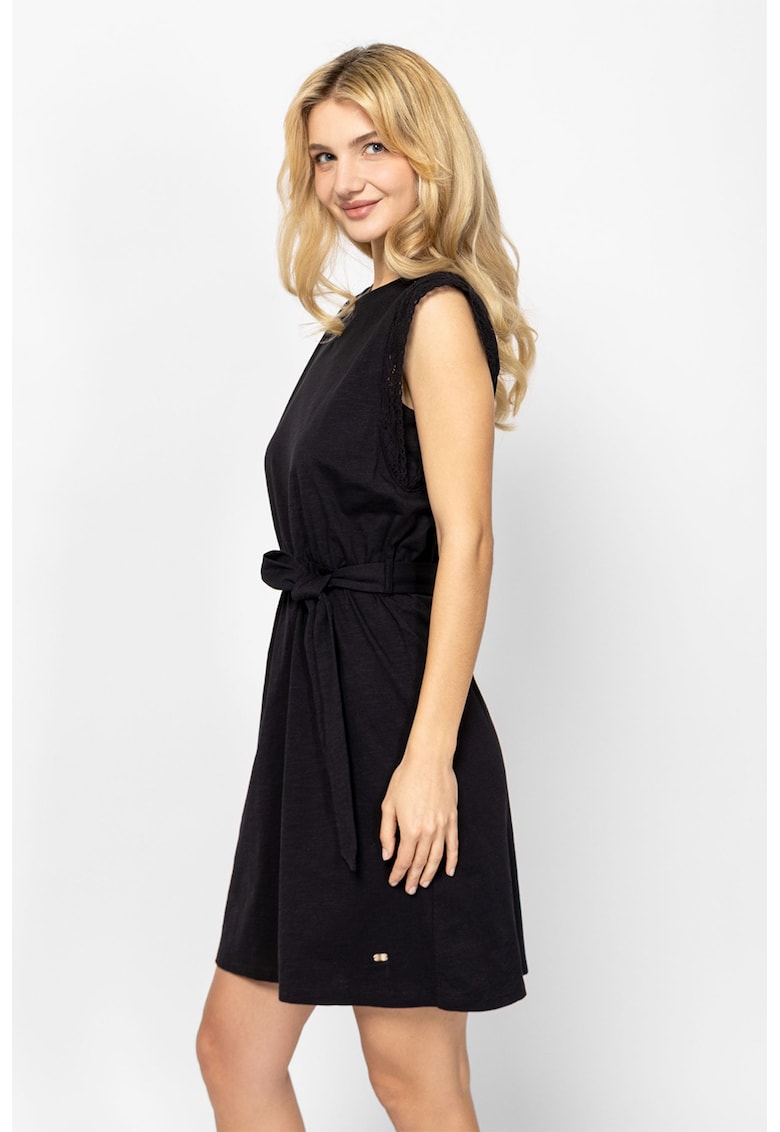 Rochie cu maneci scurte Vitarra - Negru