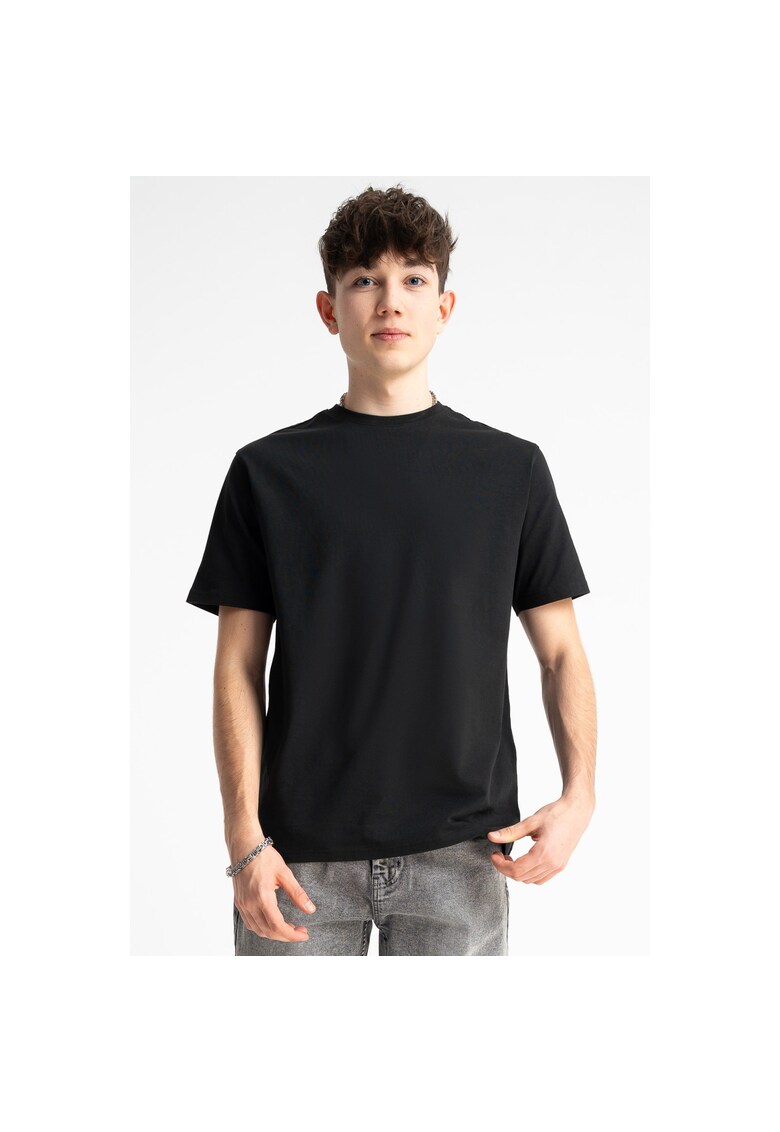 Tricou uni din bumbac -