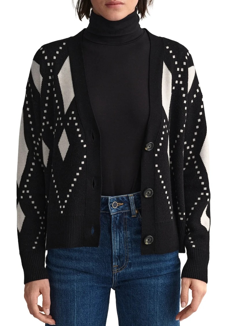 Cardigan dama 4805175 - Negru