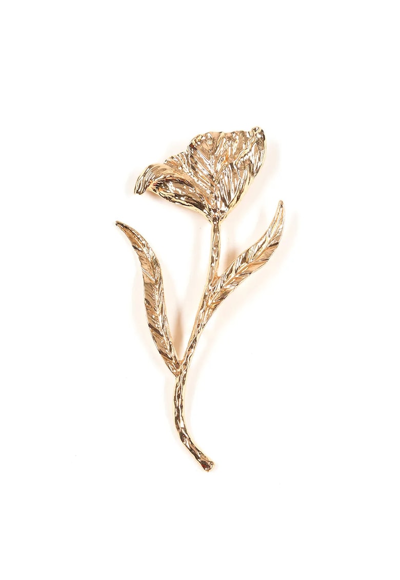 Brosa aurie floare eleganta