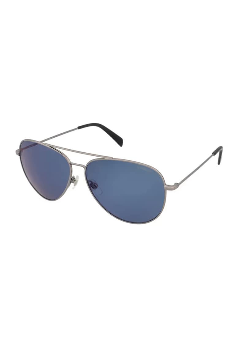 Ochelari de soare aviator cu model unisex - Argintiu