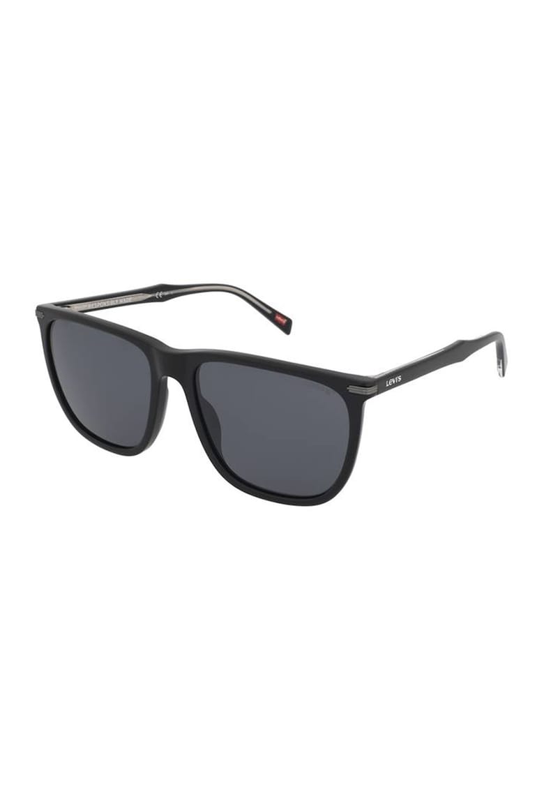 Ochelari de soare cu lentile patrate - Negru
