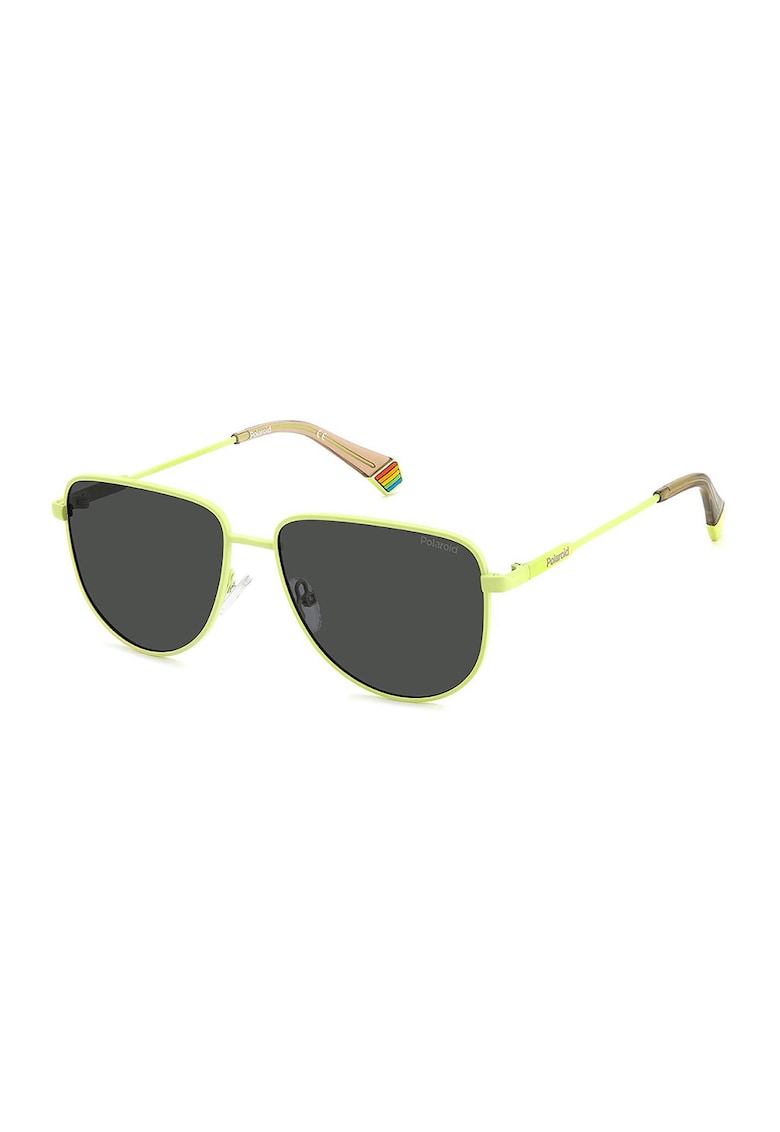 Ochelari de soare unisex cu lentile polarizate - Verde lime