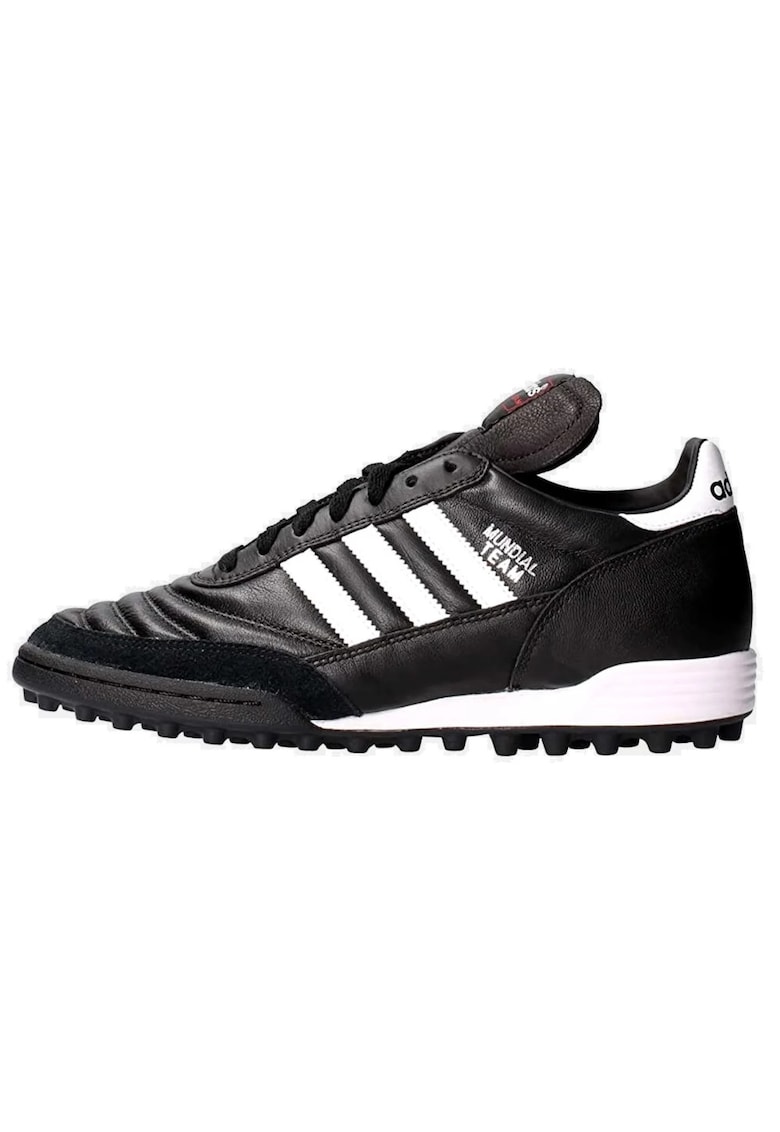 Ghete fotbal Mundial Team - piele naturala - negru - marime