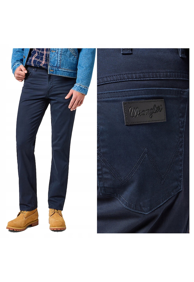 Pantaloni Scurti Barbati - Texas - Straight Fit - Talie Medie - Lungi - 5 Buzunare - Fermoar - Bumbac - Albastru - Albastru