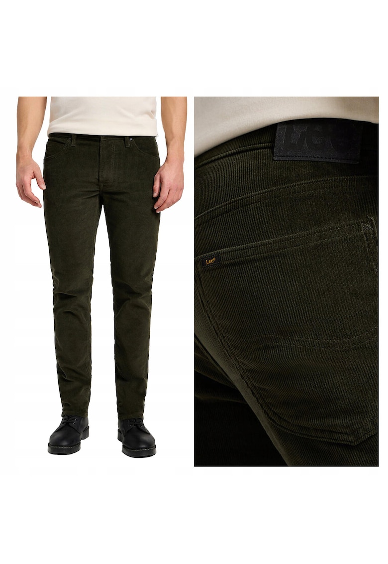 Pantaloni Barbati Daren Zip Fly - Verde
