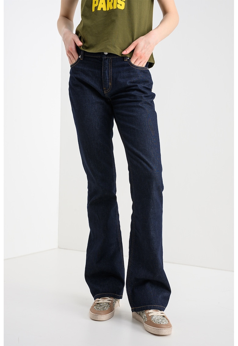 Blugi cu croiala bootcut Eclipse - Bleumarin