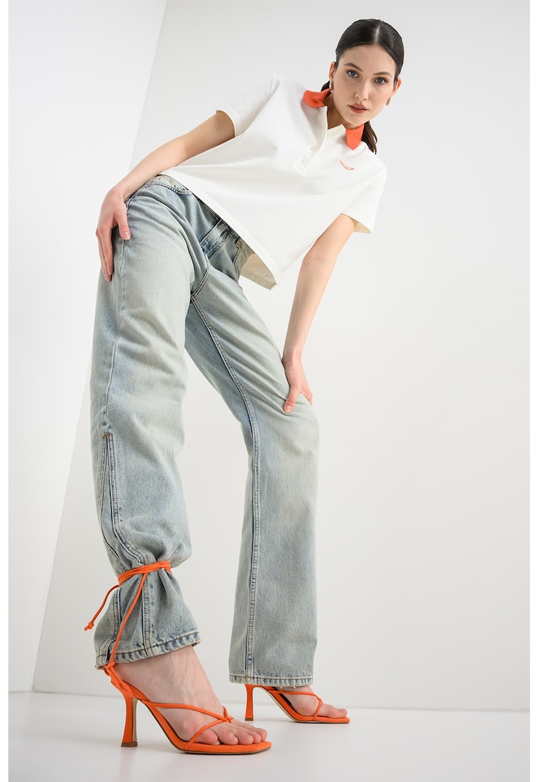 Blugi cu croiala dreapta Ete - Albastru prafuit