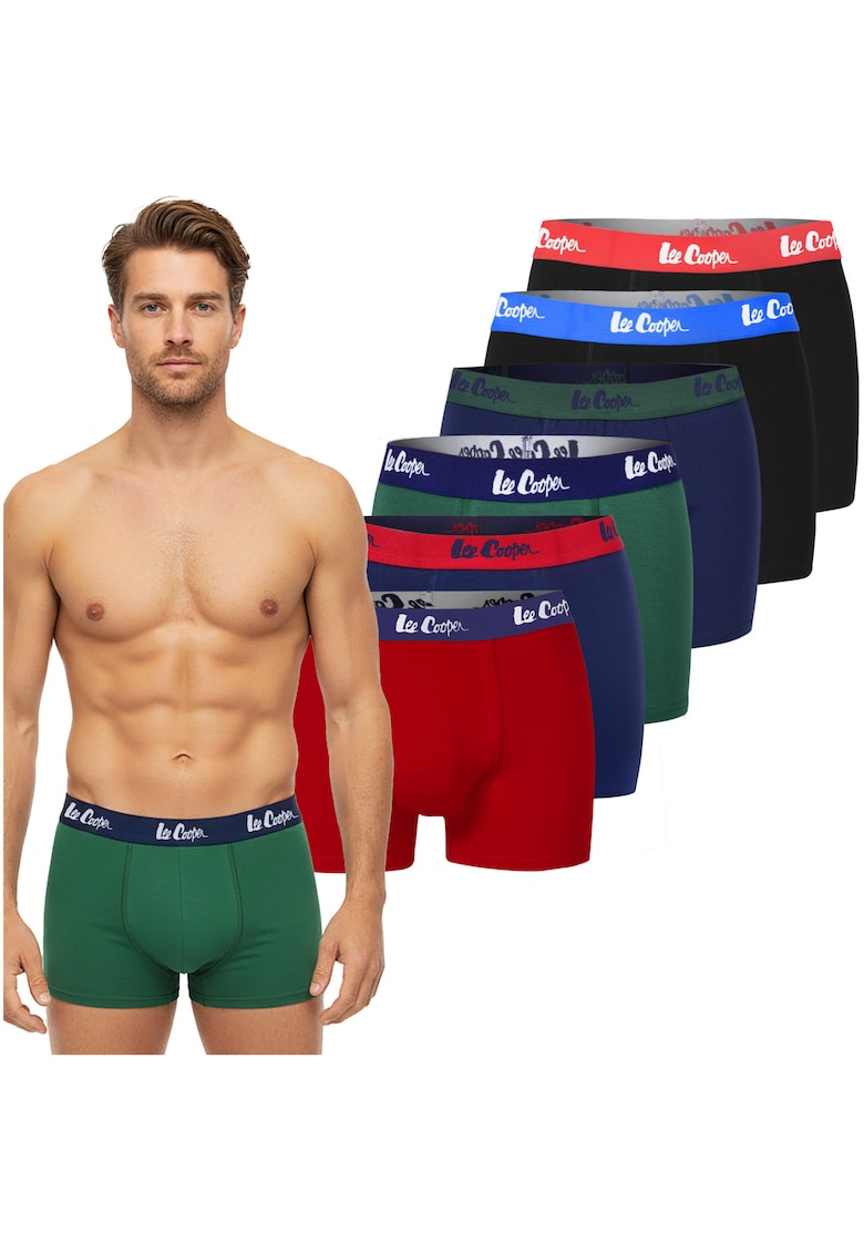 Set 6 Boxeri Barbati - Bumbac - Multicolor
