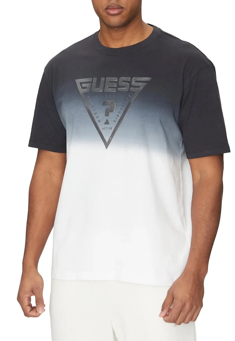 Tricou cu logo barbati Z5GI02 - Negru