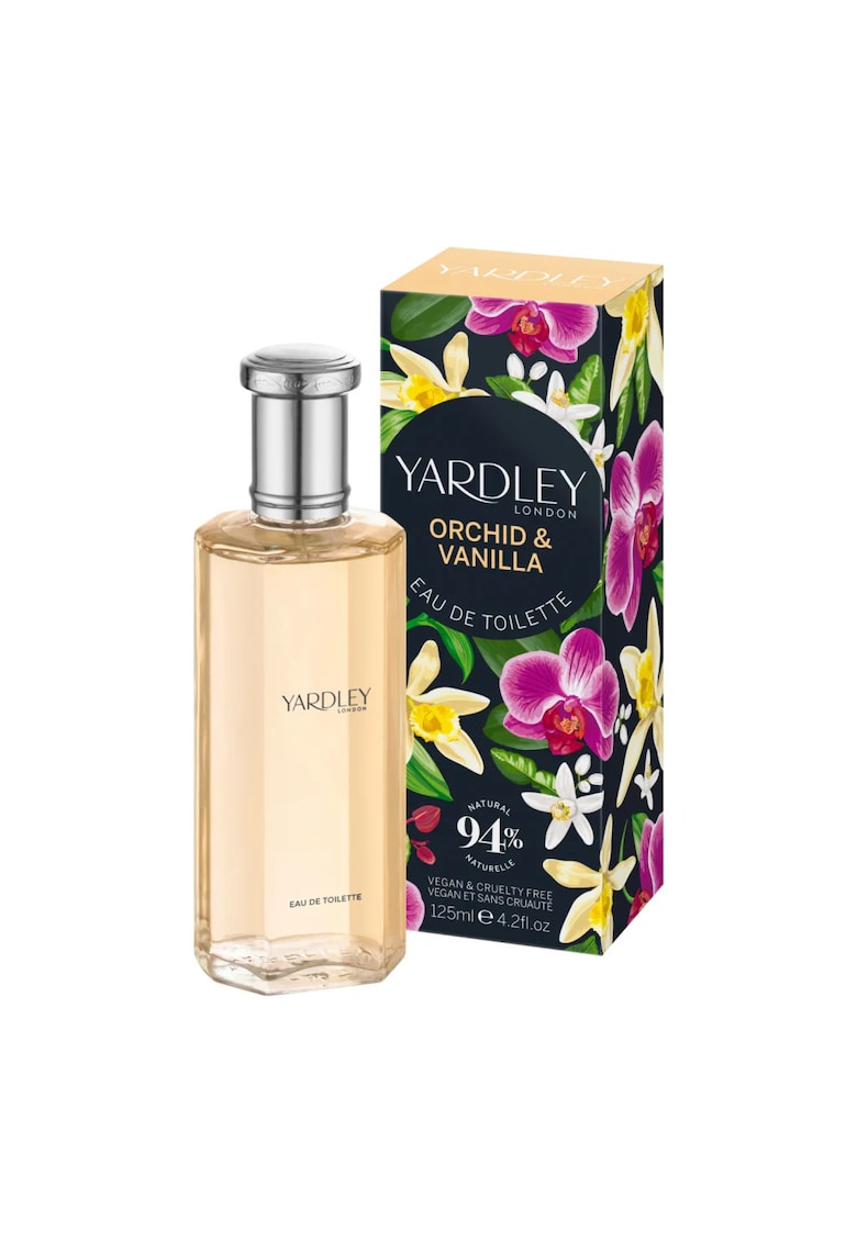 Apa de toaleta cu note de orhidee si vanilie - Orchid & Vanilla - Yardley - 125 ml