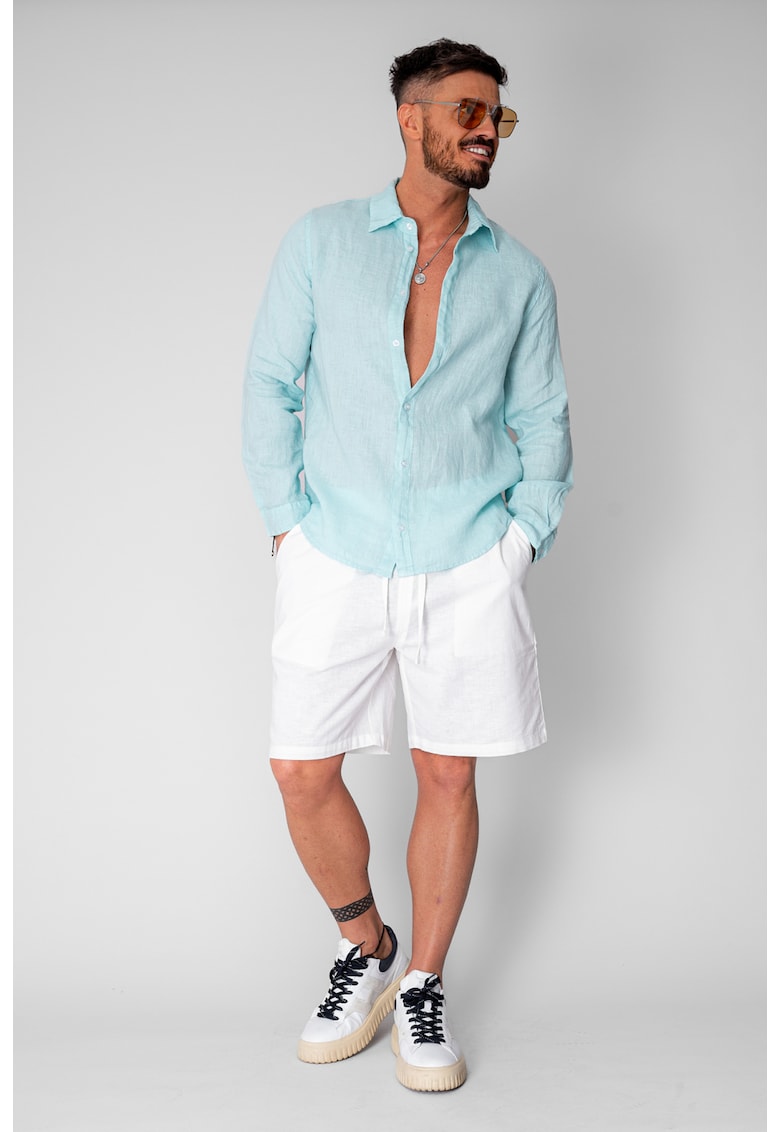 Camasa din 100% In Mint 20743 - Verde menta