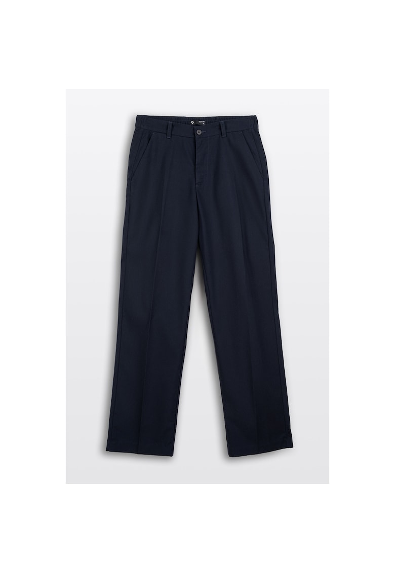 Pantaloni regular fit cu doua buzunare oblice