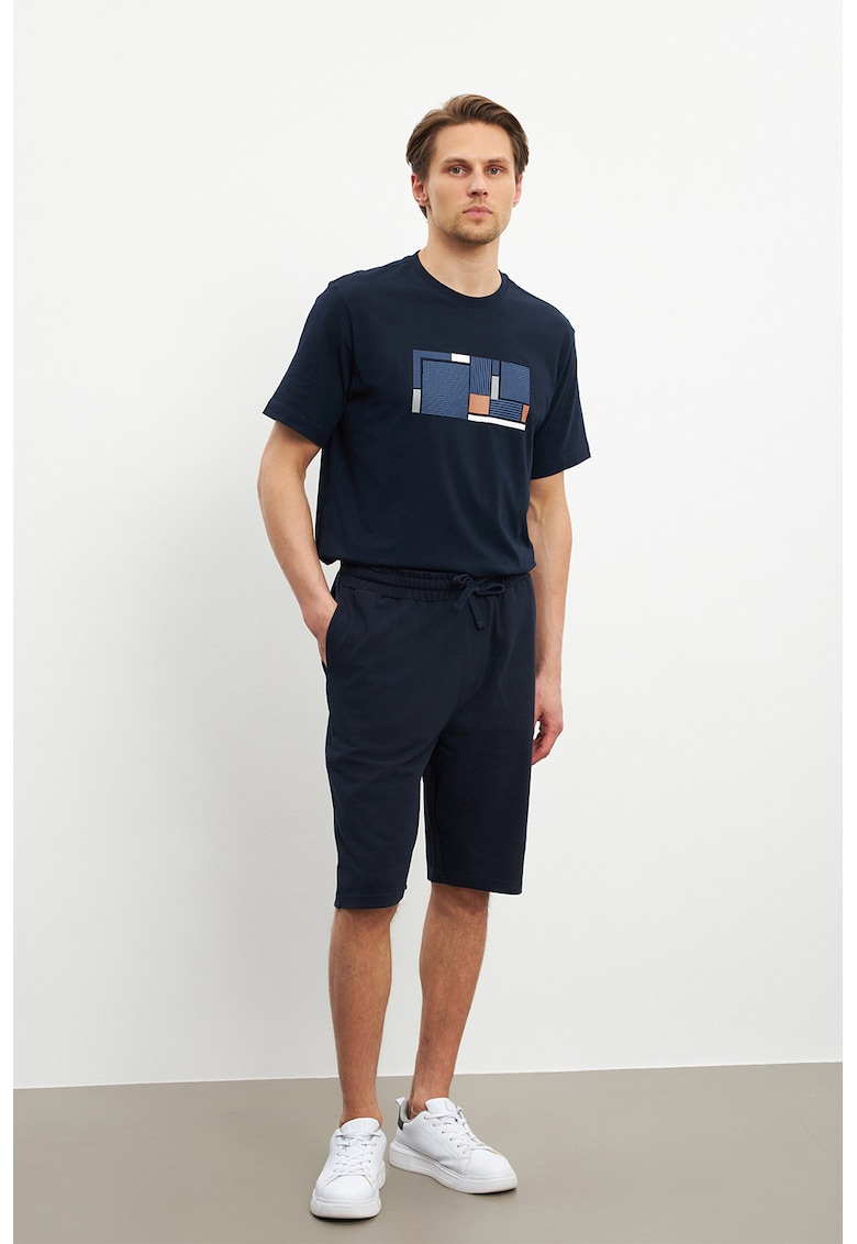 Pantaloni de trening cu buzunare laterale - Albastru ultramarin