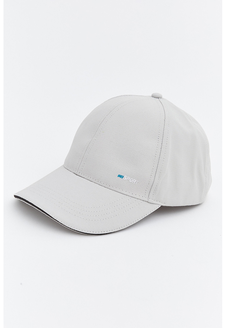 Sapca uni cu velcro - Gri deschis