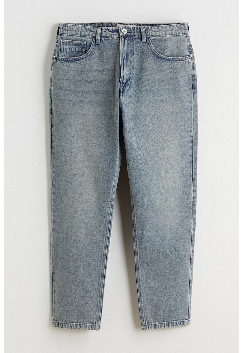 Blugi relaxed-fit - Albastru prafuit