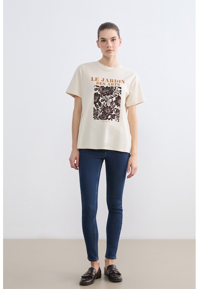 Blugi slim-fit cu buzunare - Albastru ultramarin