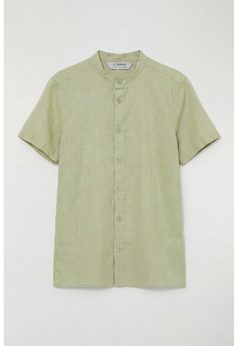 Camasa tunica de bumbac - Verde deschis