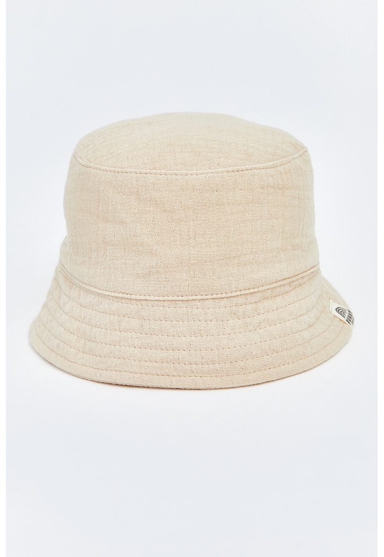 Palarie bucket din bumbac - Bej