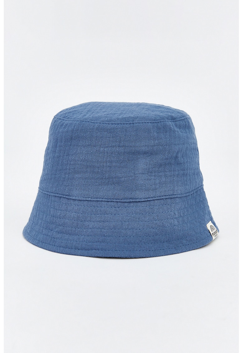 Palarie bucket din bumbac - Albastru inchis