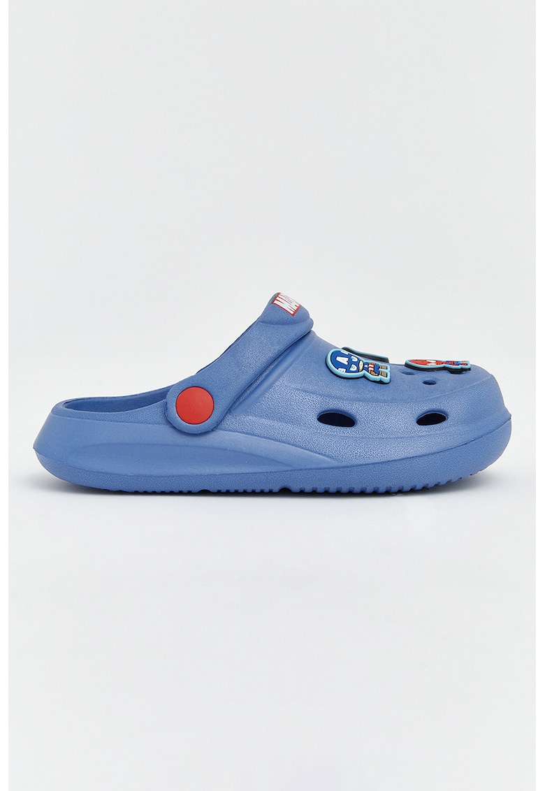 Saboti slingback - Rosu/Alb/Albastru