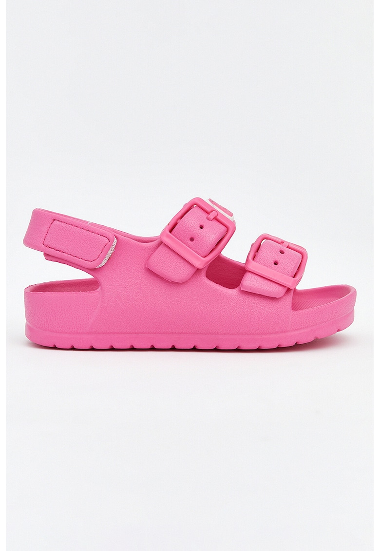 Sandale cu model tematic Barbie - Alb/Roz aprins