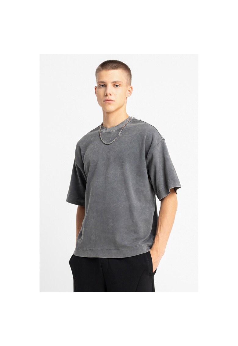 Tricou lejer cu aspect decolorat
