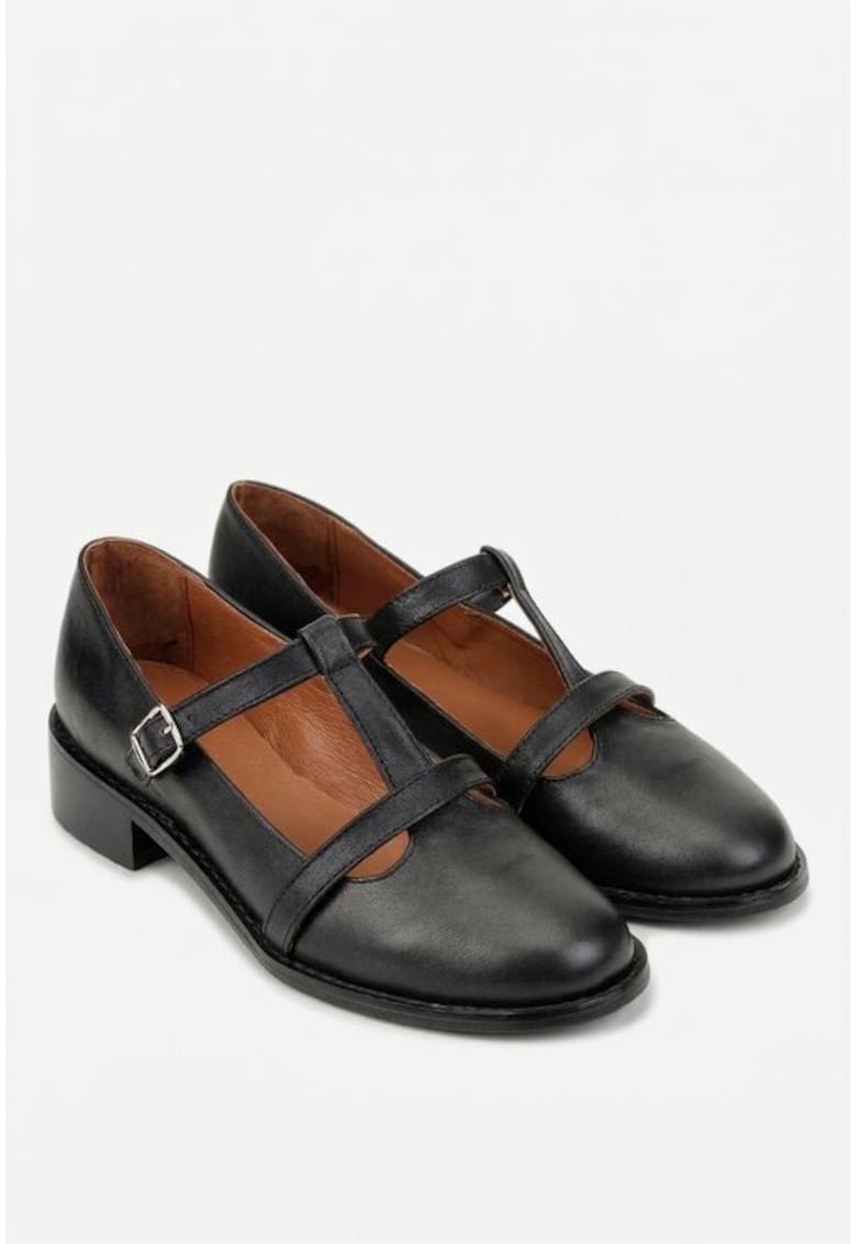Pantofi dama piele naturala - Negru