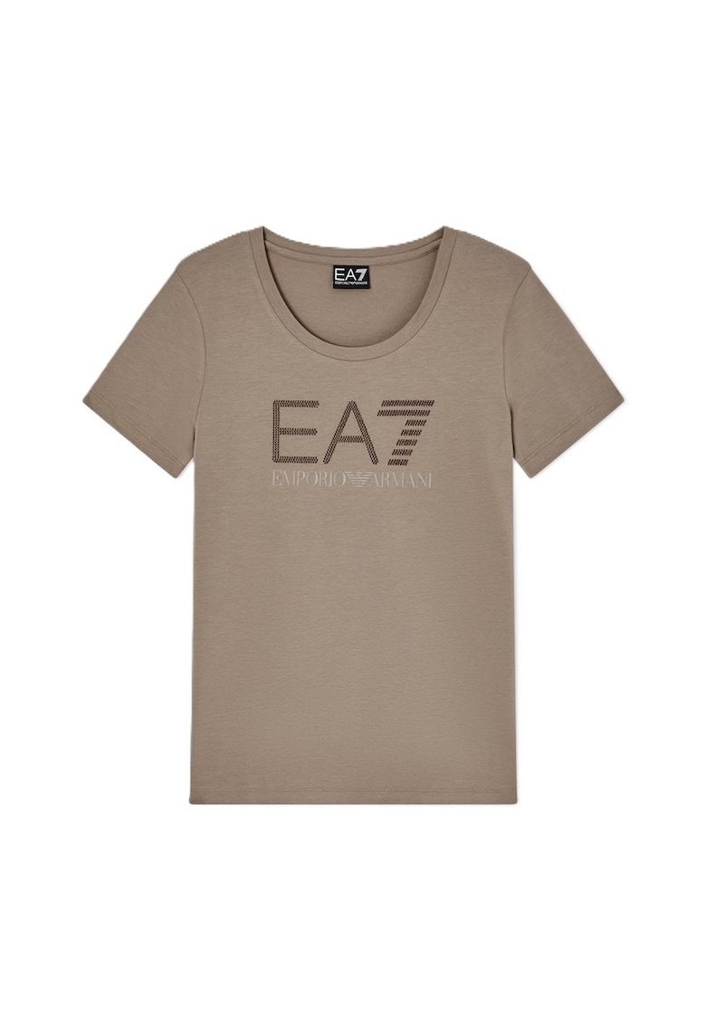Tricou TRAIN LOGO SERIES W TEE SS RN FANCY STRASS-7W000536-AF10373-U6167