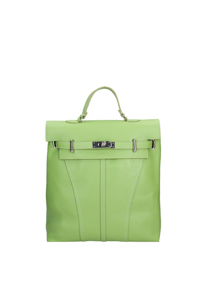 Rucsac convertibil de piele - Verde